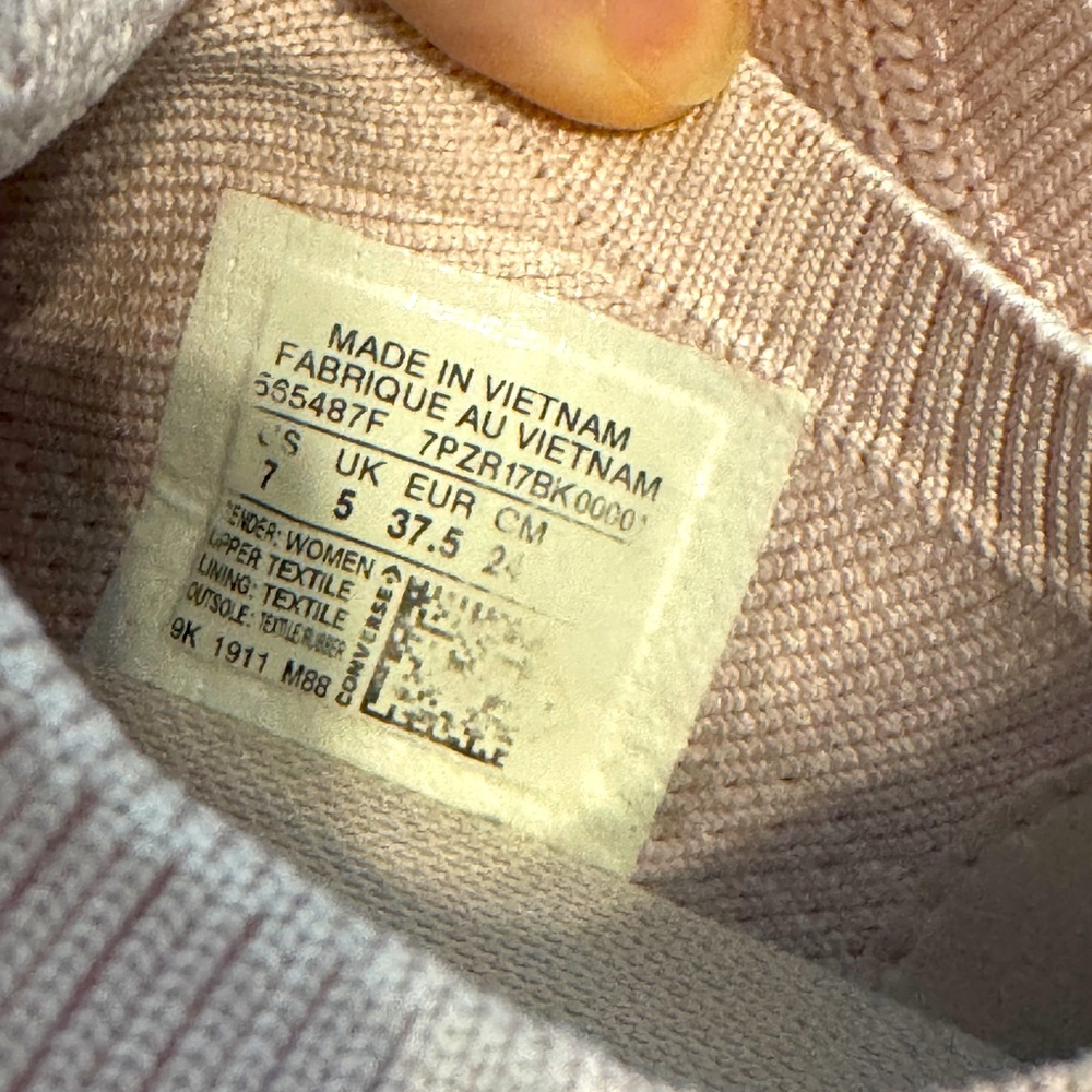 Converse Pink All Star Sneakers - Picture 6 of 7
